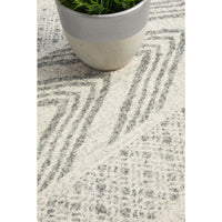 Manisa 759 Grey Patterned Beige Transitional Designer Round Rug - Rugs Of Beauty - 5