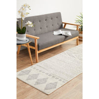 Manisa 759 Grey Patterned Beige Transitional Designer Runner Rug - Rugs Of Beauty - 3