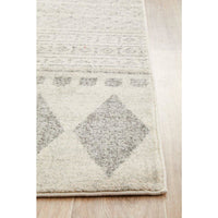 Manisa 759 Grey Patterned Beige Transitional Designer Runner Rug - Rugs Of Beauty - 7