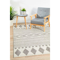 Manisa 759 Grey Patterned Beige Transitional Designer Rug - Rugs Of Beauty - 2