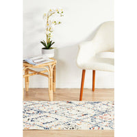 Ankara 3744 Blue Modern Tribal Patterned Hallway Runner Rug - Rugs Of Beauty - 4