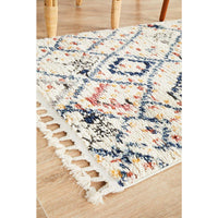 Ankara 3744 Blue Modern Tribal Patterned Hallway Runner Rug - Rugs Of Beauty - 5