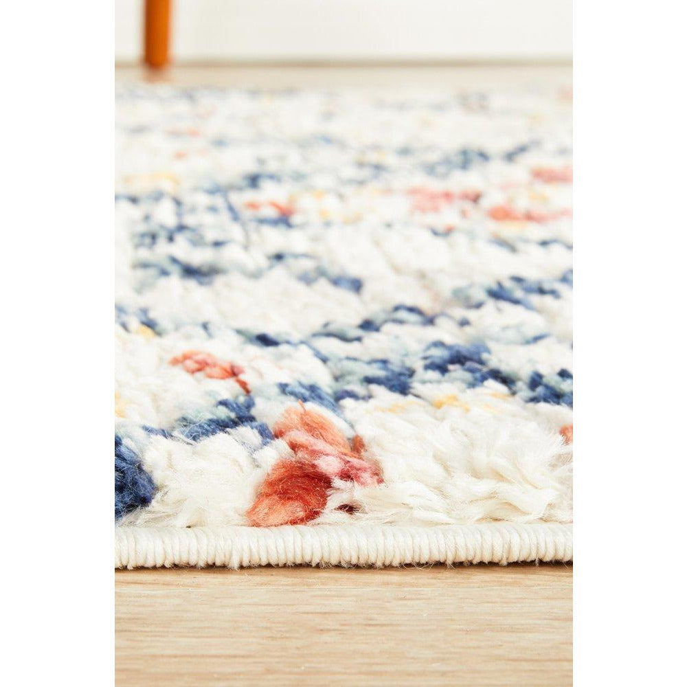 Ankara 3744 Blue Modern Tribal Patterned Hallway Runner Rug - Rugs Of Beauty - 7