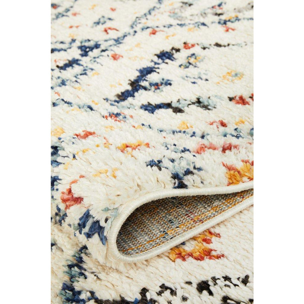 Ankara 3744 Blue Modern Tribal Patterned Hallway Runner Rug - Rugs Of Beauty - 9