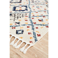 Ankara 3744 Blue Modern Tribal Patterned Rug - Rugs Of Beauty - 5