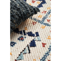 Ankara 3744 Blue Modern Tribal Patterned Rug - Rugs Of Beauty - 8