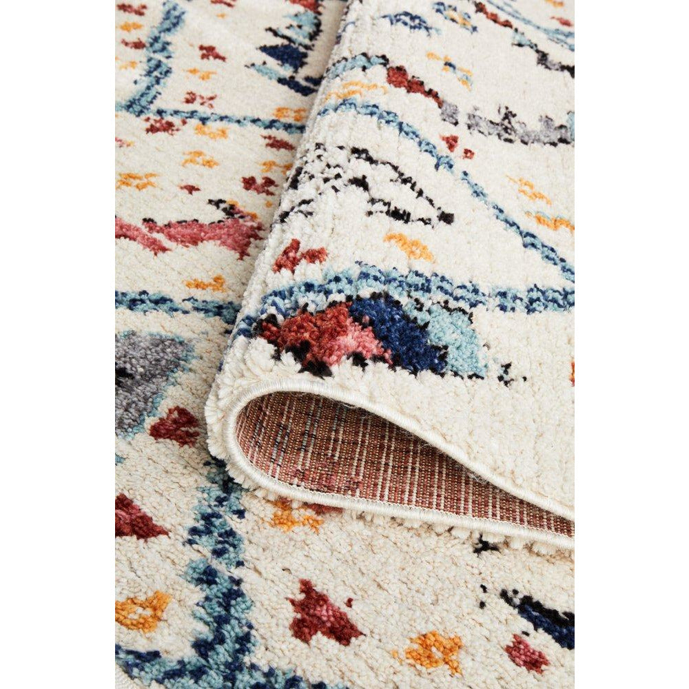 Ankara 3744 Blue Modern Tribal Patterned Rug - Rugs Of Beauty - 9