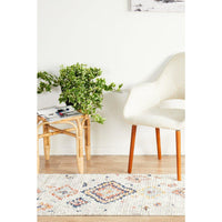 Ankara 3745 Silver Grey Modern Tribal Patterned Hallway Runner Rug - Rugs Of Beauty - 4