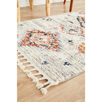 Ankara 3745 Silver Grey Modern Tribal Patterned Hallway Runner Rug - Rugs Of Beauty - 5