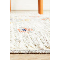 Ankara 3745 Silver Grey Modern Tribal Patterned Hallway Runner Rug - Rugs Of Beauty - 7