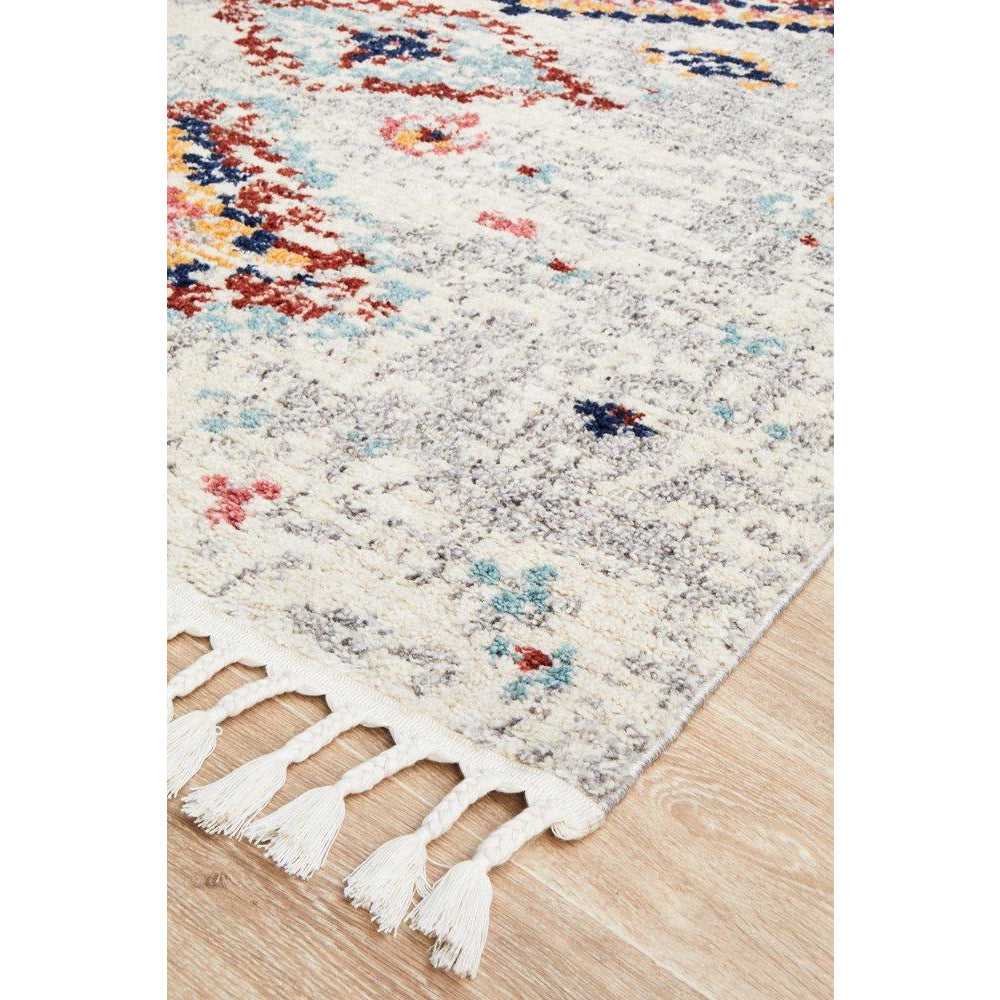 Ankara 3745 Silver Grey Modern Tribal Patterned Rug - Rugs Of Beauty - 5