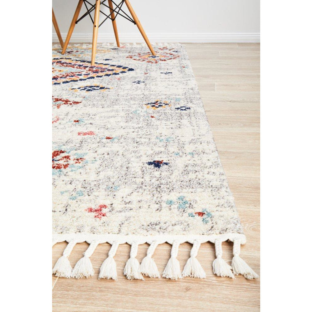 Ankara 3745 Silver Grey Modern Tribal Patterned Rug - Rugs Of Beauty - 6