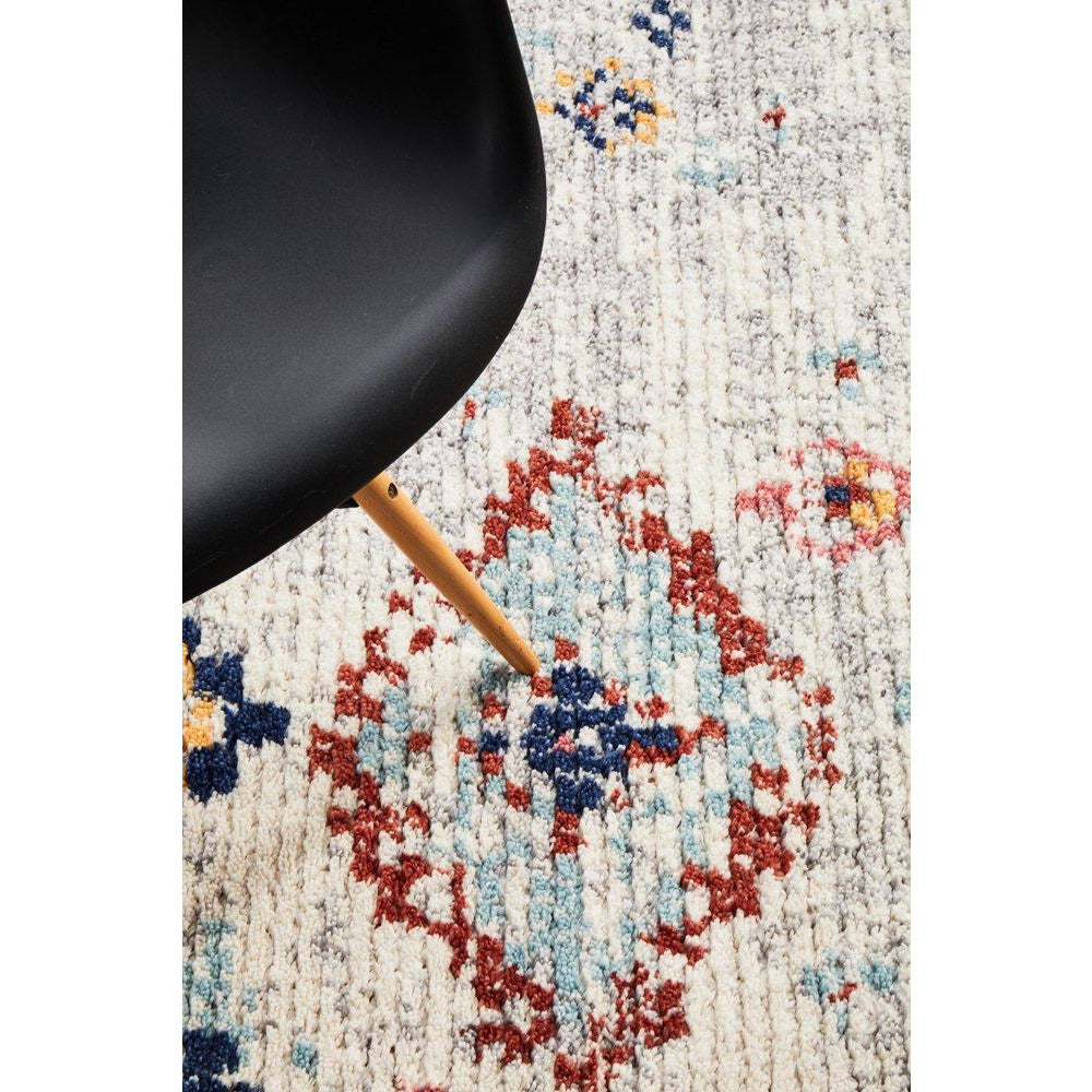 Ankara 3745 Silver Grey Modern Tribal Patterned Rug - Rugs Of Beauty - 8