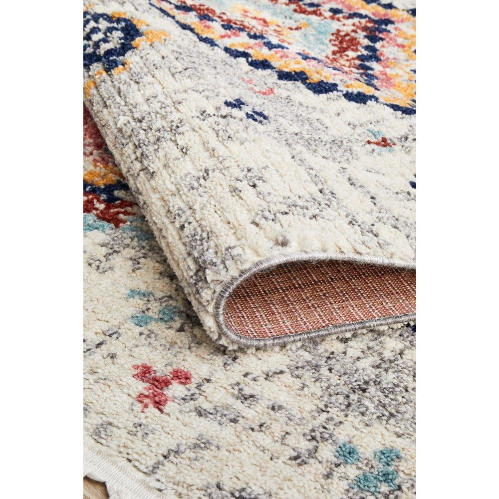 Ankara 3745 Silver Grey Modern Tribal Patterned Rug - Rugs Of Beauty - 9