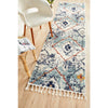 Ankara 3747 Blue Modern Tribal Patterned Hallway Runner Rug - Rugs Of Beauty - 2