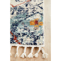 Ankara 3747 Blue Modern Tribal Patterned Hallway Runner Rug - Rugs Of Beauty - 6