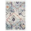 Ankara 3747 Blue Modern Tribal Patterned Rug - Rugs Of Beauty - 1