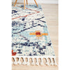 Ankara 3747 Blue Modern Tribal Patterned Rug - Rugs Of Beauty - 6