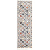 Ankara 3748 Grey Multi Colour Modern Tribal Patterned Hallway Runner Rug - Rugs Of Beauty - 1
