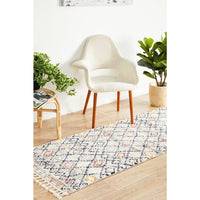 Ankara 3749 Multi Colour Modern Tribal Patterned Hallway Runner Rug - Rugs Of Beauty - 3