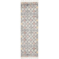 Ankara 3749 Multi Colour Modern Tribal Patterned Hallway Runner Rug - Rugs Of Beauty - 1