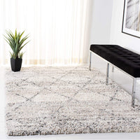 Boulder 4435 Modern Trellis Patterned Shaggy Rug - Rugs Of Beauty - 2