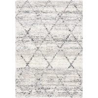 Boulder 4435 Modern Trellis Patterned Shaggy Rug - Rugs Of Beauty - 1