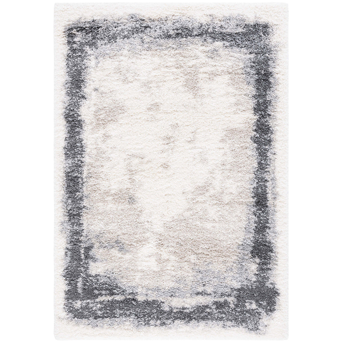 Boulder 4436 Modern Patterned Shaggy Rug - Rugs Of Beauty - 1