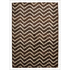 Zaida 451 Brown Beige Chevron Patterned Moroccan Rug - Rugs Of Beauty - 1