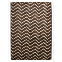 Zaida 451 Brown Beige Chevron Patterned Moroccan Rug - Rugs Of Beauty - 1