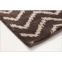 Zaida 451 Brown Beige Chevron Patterned Moroccan Rug - Rugs Of Beauty - 5