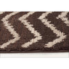 Zaida 451 Brown Beige Chevron Patterned Moroccan Rug - Rugs Of Beauty - 2