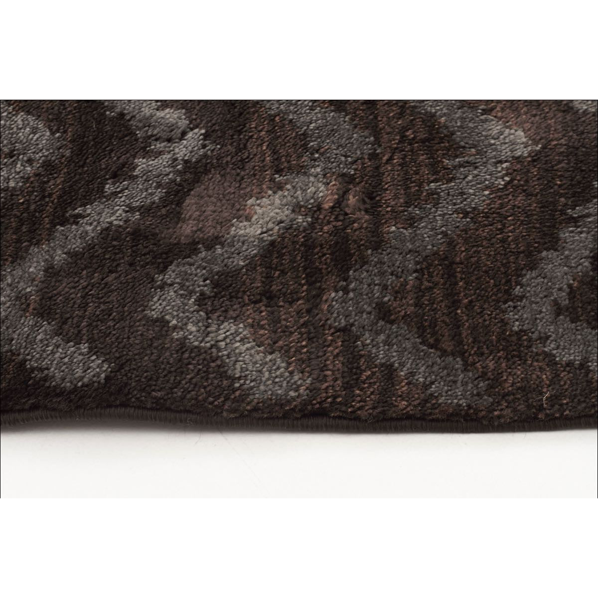 Zaida 452 Brown Grey Chevron Patterned Moroccan Rug - Rugs Of Beauty - 2