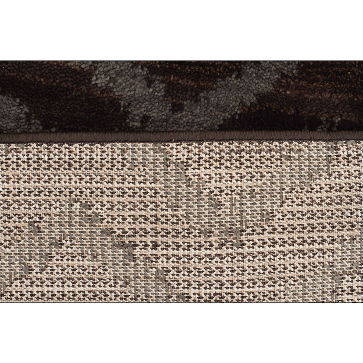 Zaida 452 Brown Grey Chevron Patterned Moroccan Rug - Rugs Of Beauty - 3
