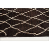 Zaida 460 Brown Beige Trellis Web Pattern Moroccan Rug - Rugs Of Beauty - 2