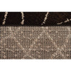 Zaida 460 Brown Beige Trellis Web Pattern Moroccan Rug - Rugs Of Beauty - 3