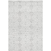 Odessa 101 Ivory Black Modern Hand Loomed Wool Blend Rug - Rugs Of Beauty - 1