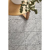 Odessa 104 Marble Grey and Ivory Modern Hand Loomed Wool Blend Rug - Rugs Of Beauty - 4