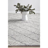 Odessa 104 Marble Grey and Ivory Modern Hand Loomed Wool Blend Rug - Rugs Of Beauty - 8