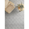 Odessa 104 Marble Grey and Ivory Modern Hand Loomed Wool Blend Rug - Rugs Of Beauty - 2