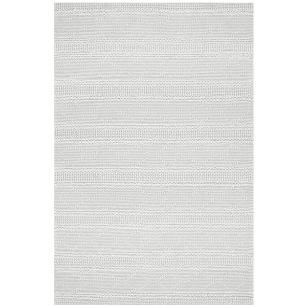 Odessa 105 Ivory Modern Hand Loomed Wool Blend Rug - Rugs Of Beauty - 1