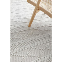 Odessa 105 Ivory Modern Hand Loomed Wool Blend Rug - Rugs Of Beauty - 5