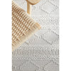 Odessa 105 Ivory Modern Hand Loomed Wool Blend Rug - Rugs Of Beauty - 6