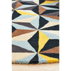 Lecce 1320 Multi Colour Geometric Pattern Wool Round Rug - Rugs Of Beauty - 7