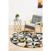 Lecce 1320 Multi Colour Geometric Pattern Wool Round Rug - Rugs Of Beauty - 2