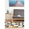 Lecce 1320 Multi Colour Geometric Pattern Wool Runner Rug - Rugs Of Beauty - 4