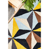 Lecce 1320 Multi Colour Geometric Pattern Wool Runner Rug - Rugs Of Beauty - 5