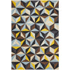 Lecce 1320 Multi Colour Geometric Pattern Wool Rug - Rugs Of Beauty - 1