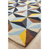 Lecce 1320 Multi Colour Geometric Pattern Wool Rug - Rugs Of Beauty - 3
