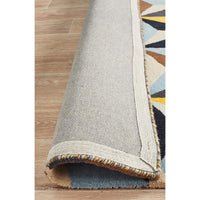 Lecce 1320 Multi Colour Geometric Pattern Wool Rug - Rugs Of Beauty - 7